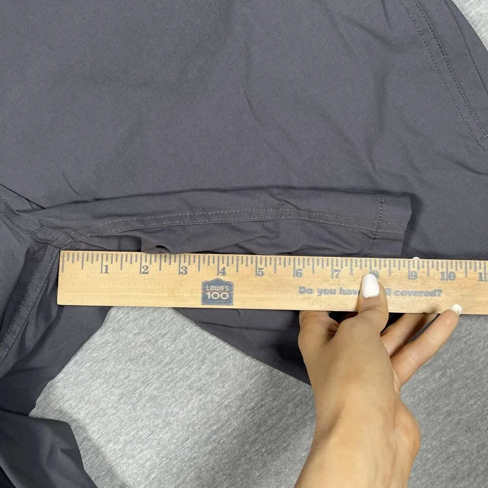 Merrell Shorts Mens 40 Gray Lightweight Hiking Nylon Zip Pockets Athletic